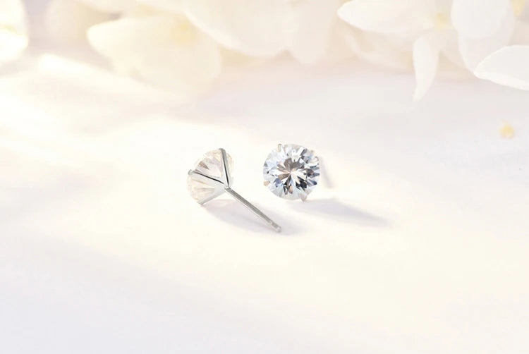 Brincos Femininos 925 Prata Esterlina com Zircônia – Brilho, Qualidade e Estilo Atemporal