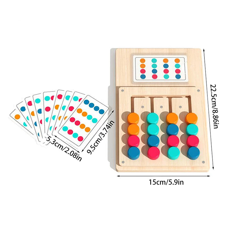 Jogo de correspondência de cores para crianças de 3 a 6 anos