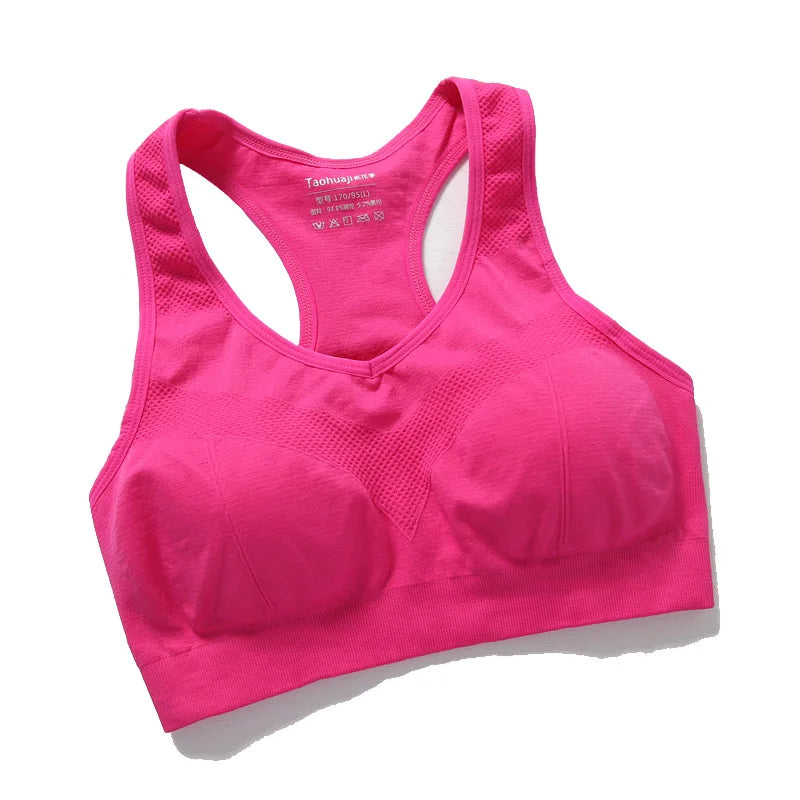 Sutiã esportivo feminino com efeito push up ideal para atividades físicas.