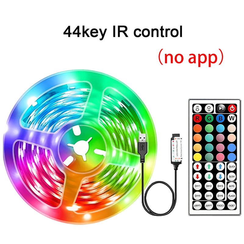 Luzes de tira LED RGB entre 5 e 30 metros luz de lada com controle