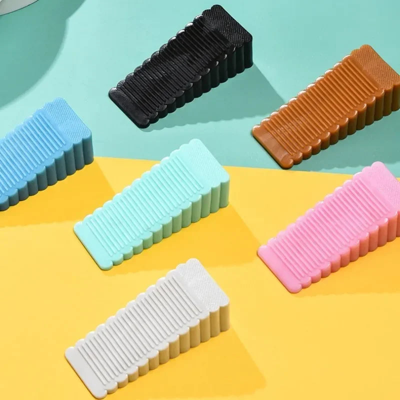 Bloqueio de parada de porta de silicone de segurança