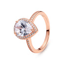 Anel Feminino Prata Esterlina 925 – Elegância, Romance e Sofisticação