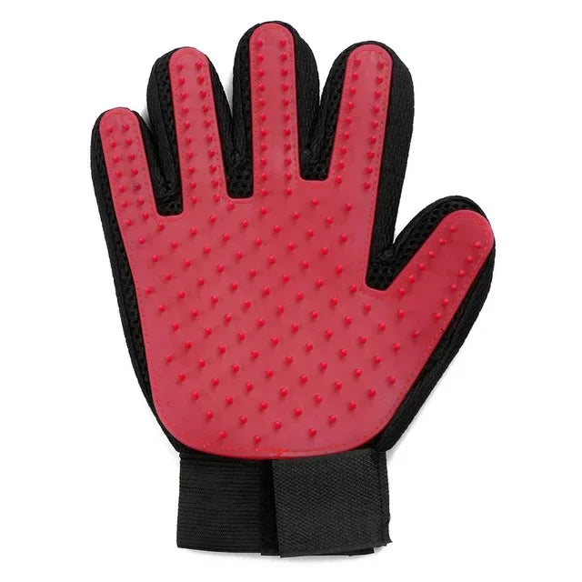 Luva de Silicone para escovar gatos. Dar banho em cachorro. Limpeza. Depilação.