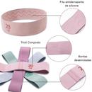 Cinto Elástico Fitness Antiderrapante – Treino de Força, Expansão do Quadril e Exercícios Funcionais