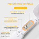 Colher Balança Digital de Cozinha 500g x 0.1g – Medição Precisa com Display LCD para Alimentos, Farinha, Leite e Café