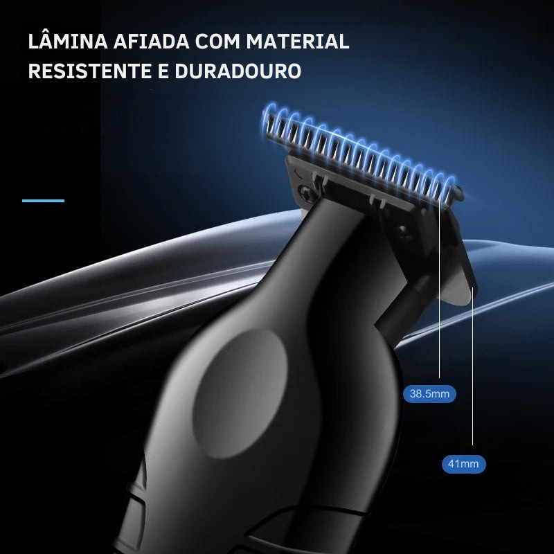 Máquina de Cortar Cabelo Sem Fio – Precisão, Potência e Praticidade no Seu Corte