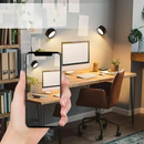 Arandela LED de Parede com Controle por Toque – 3 Níveis de Brilho e 3 Tons de Cor