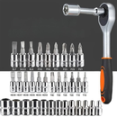 Jogo de Chaves Soquete com Catraca 46 Peças – Completo, Resistente e Ideal para Reparos Automotivos