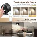 Arandela LED de Parede com Controle por Toque – 3 Níveis de Brilho e 3 Tons de Cor