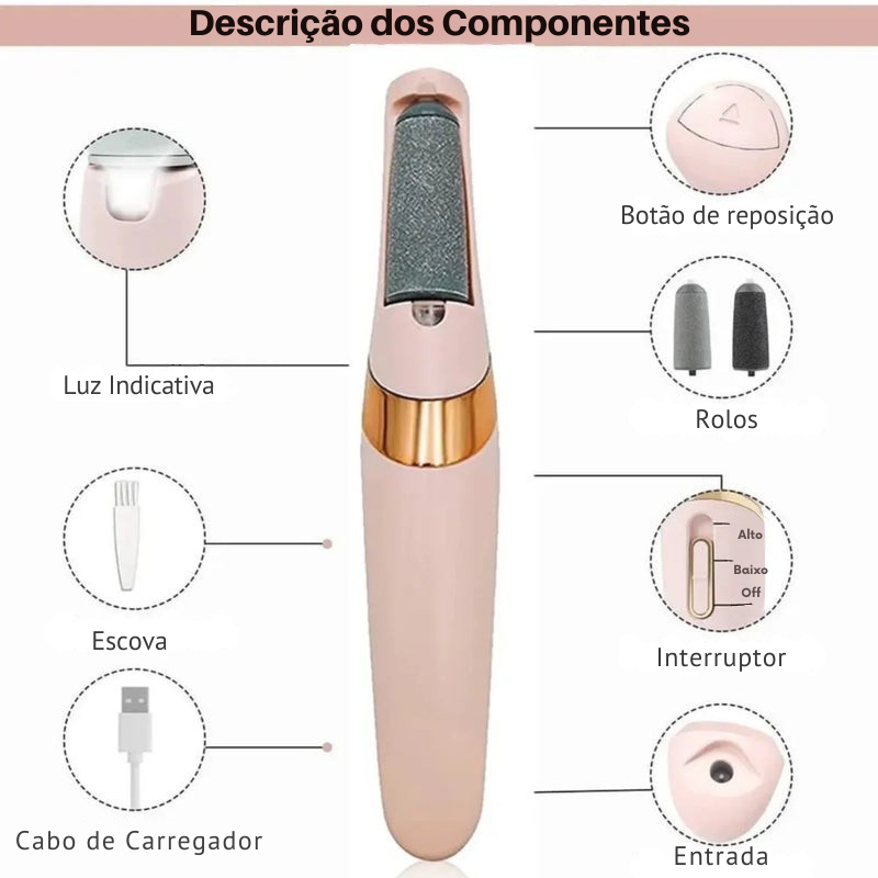 Lixador e Removedor de Pele – Cuidados Profissionais em Casa