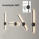Luminária de Parede LED Recarregável – Luz Sem Fio com Controle Remoto