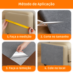 Adesivo Arranhador para Gatos 60x60cm Proteção de Sofás e Móveis com Carpete Premium