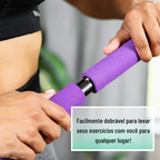 Barra de Pilates Multifuncional com Elásticos – Treino Completo para Corpo e Alongamento