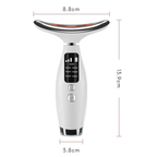 Aparelho de Beleza Facial e Pescoço 7 Cores LED – Lifting, Massagem e Redução de Linhas