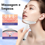 Aparelho de Beleza Facial e Pescoço 7 Cores LED – Lifting, Massagem e Redução de Linhas