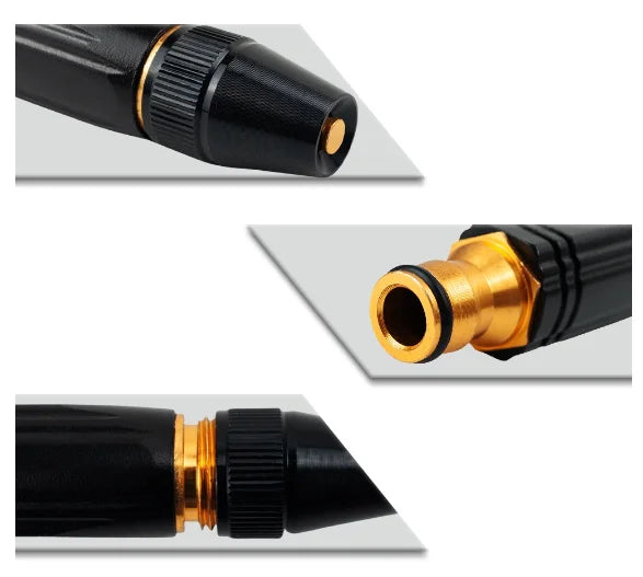 Bico de Mangueira Alta Pressão com 3 Tipos de Jato Ajustável