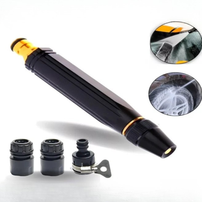 Bico de Mangueira Alta Pressão com 3 Tipos de Jato Ajustável