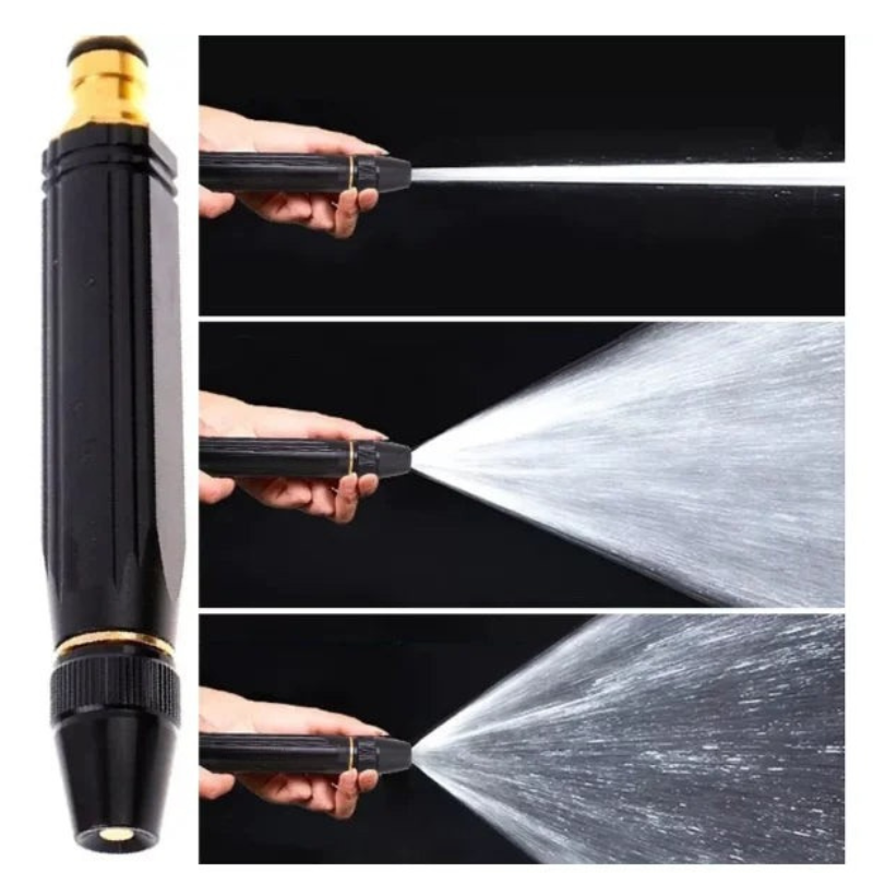 Bico de Mangueira Alta Pressão com 3 Tipos de Jato Ajustável