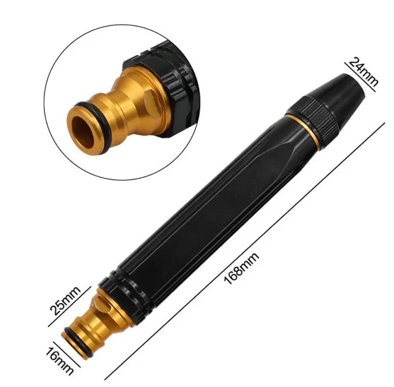 Bico de Mangueira Alta Pressão com 3 Tipos de Jato Ajustável