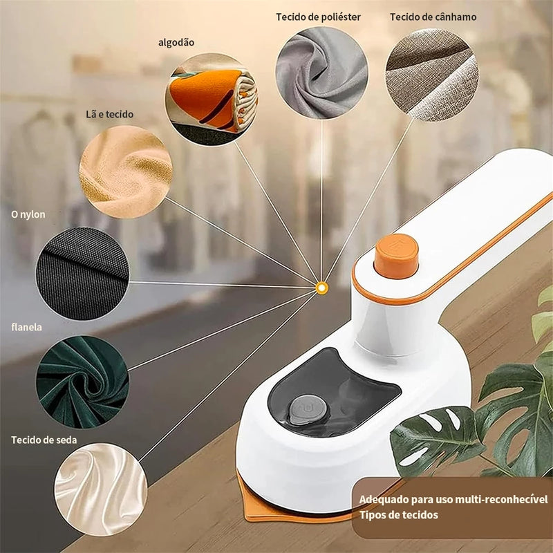 Ferro de Passar Roupas a Vapor Portátil│Perfeito para Viagem e Casa