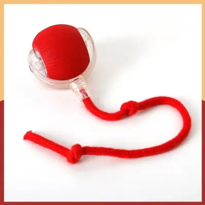 Brinquedo Interativo Automático para Gatos com Bola Giratória e Haste Resistente