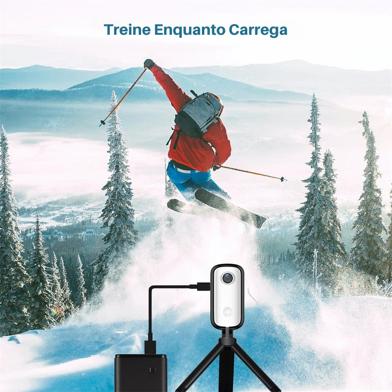 Câmera de Ação SJCAM C100 Plus 4K à Prova d’Água com Wi-Fi e EIS