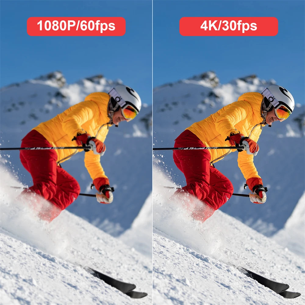 Câmera de Ação SJCAM C100 Plus 4K à Prova d’Água com Wi-Fi e EIS