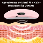 Cinta Massageadora Abdominal Menstrual com Aquecimento e Vibração Portátil