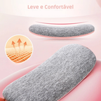 Cinta Massageadora Abdominal Menstrual com Aquecimento e Vibração Portátil