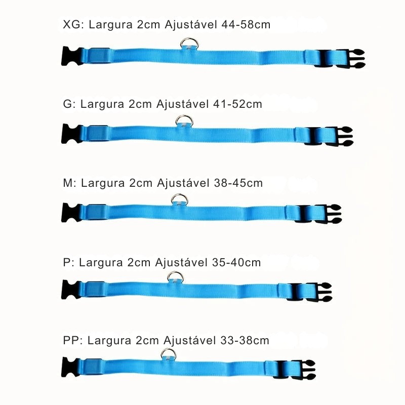Coleira LED para Cachorro – Visibilidade Noturna e Segurança