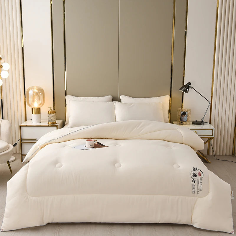 Edredom Leve de Algodão Cru – Frescor, Conforto e Elegância para Todas as Estações