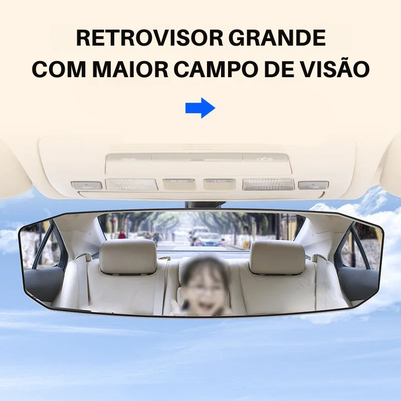 Espelho Retrovisor para Bebê no Banco Traseiro com Visão Ampla Universal