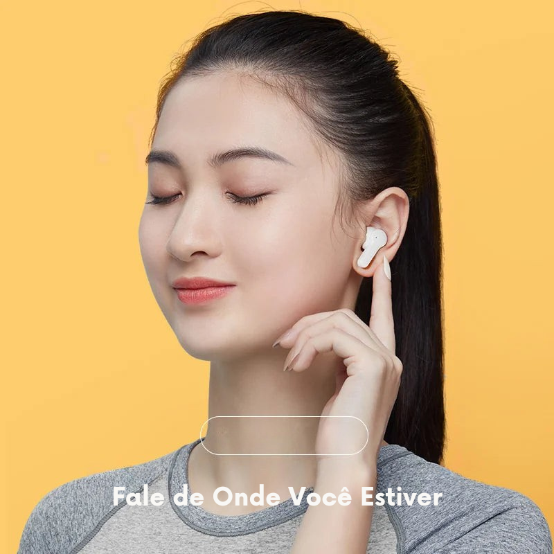Fone Bluetooth QCY T13 – Sem Fio, Microfone e APP Personalizável