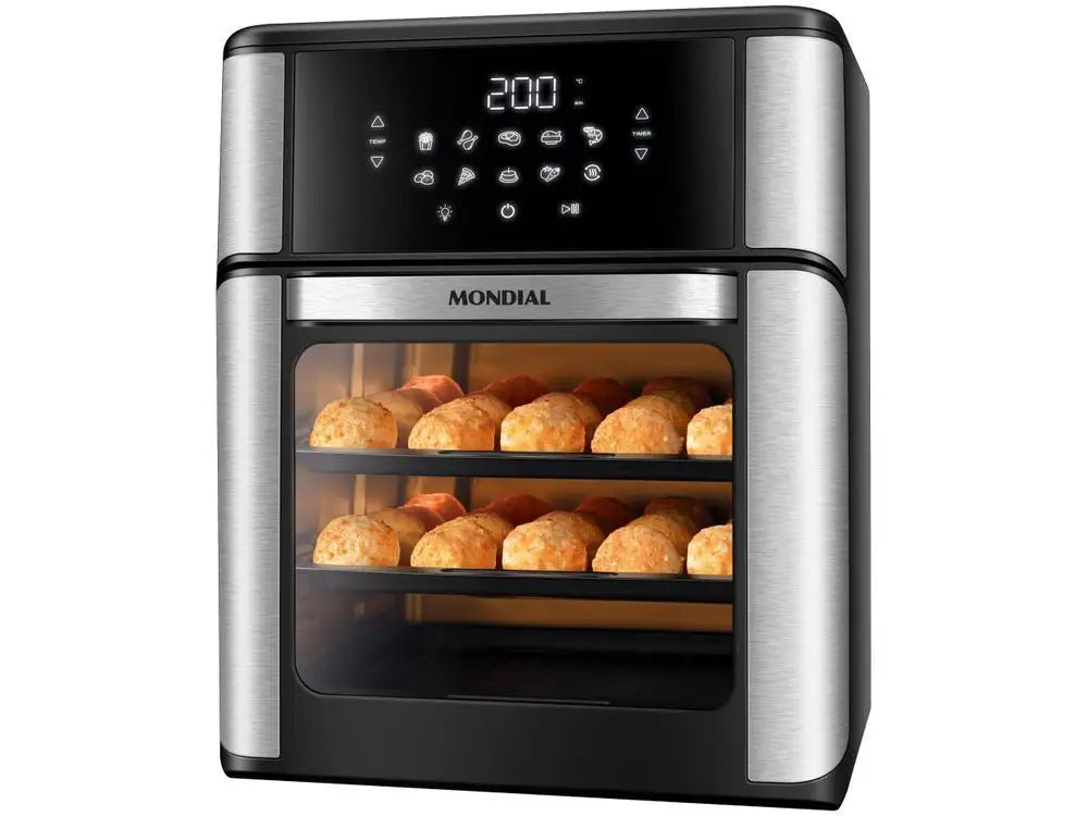 Forno Elétrico Sem Óleo Mondial – Air Fryer Oven Grande Capacidade e Cozimento Saudável