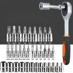 Jogo de Chaves Soquete com Catraca 46 Peças – Completo, Resistente e Profissional