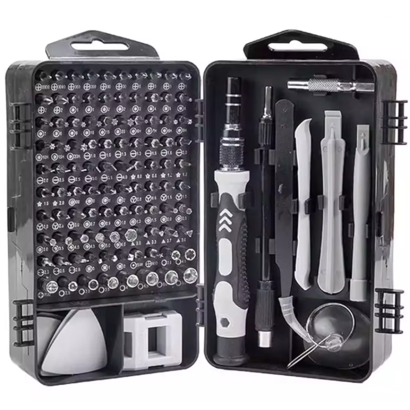 Kit Ferramentas 115 em 1 – Completo, Versátil e Preciso para Reparos