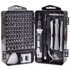 Kit Ferramentas 115 em 1 – Completo, Versátil e Preciso para Reparos