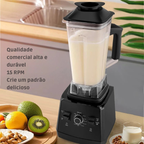 Liquidificador Processador de Alimentos 2L com Velocidade Ajustável para Sucos e Smoothies
