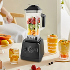 Liquidificador Processador de Alimentos 2L com Velocidade Ajustável para Sucos e Smoothies