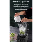 Liquidificador Processador de Alimentos 2L com Velocidade Ajustável para Sucos e Smoothies