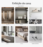 Luz LED com Sensor de Movimento – Iluminação Automática Recarregável para Casa