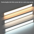 Luz LED com Sensor de Movimento – Iluminação Automática Recarregável para Casa