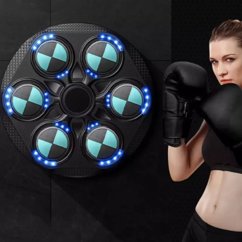 Máquina Boxe Musical – Treino Interativo, Reflexos e Diversão para Adultos e Crianças
