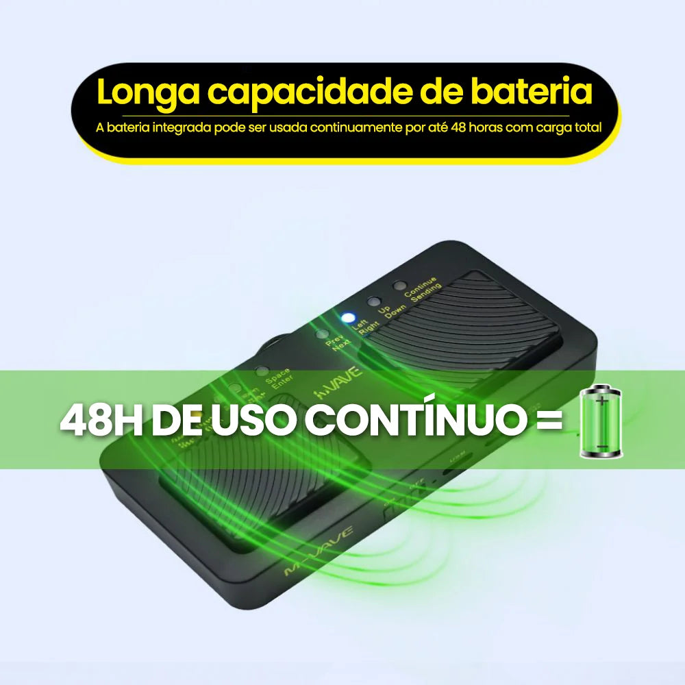 Pedal Passador de Página M-VAVE Cube Turner Pro Bluetooth Recarregável