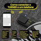 Pedal Passador de Página M-VAVE Cube Turner Pro Bluetooth Recarregável